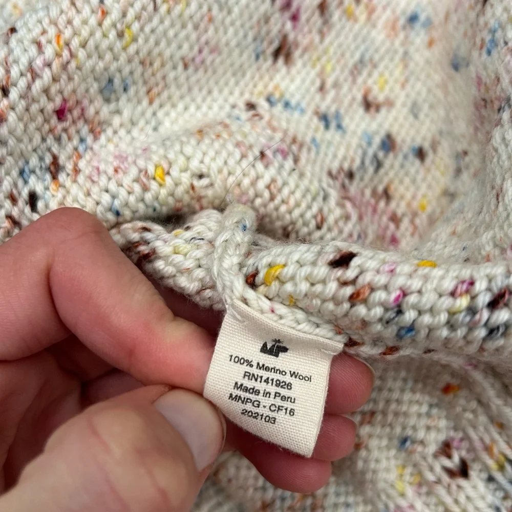 Misha & Puff Merino Wool Confetti Long Popcorn Sweater - Picture 7 of 13